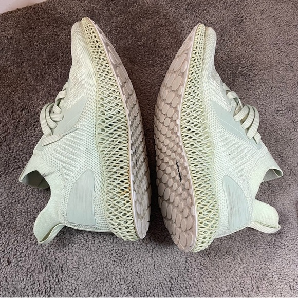 adidas Alphaedge 4D Parley White Aero Green Men’s Size 12 Fair Staining main image 8